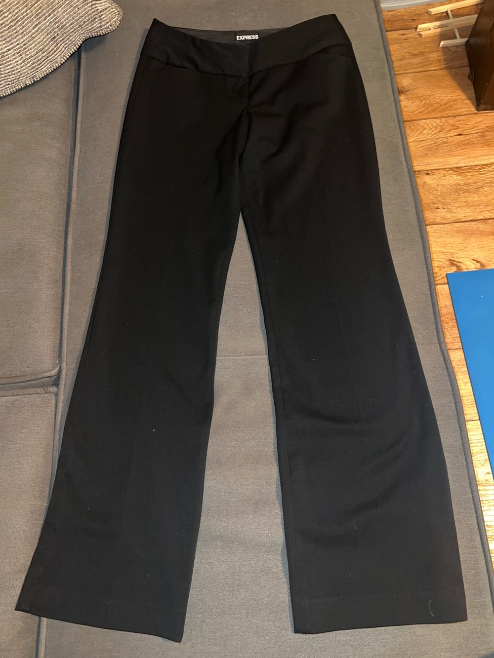 Express Black Boot-Cut Dress Pants